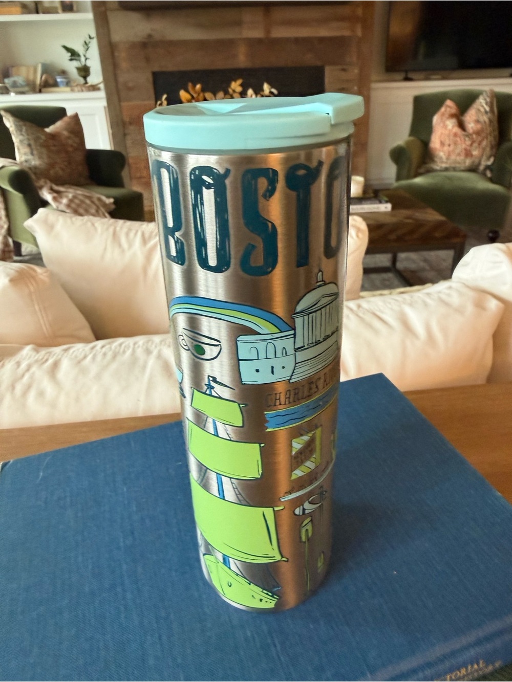 Starbucks Boston Been There Series 16 oz Stainless Steel Travel Tumbler